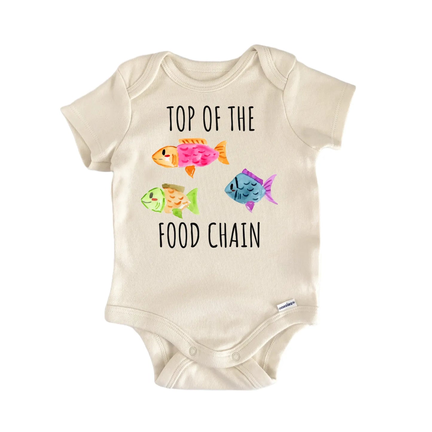 School Fish Ocean Guppy Infant Gift Baby Bodysuit
