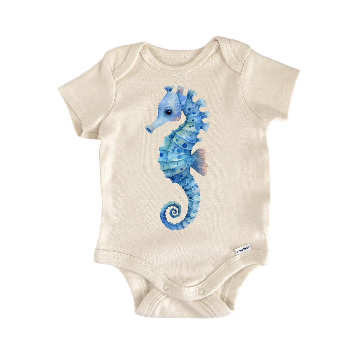 Seahorse Beach Summer Newborn Baby Onesie® Onesie®