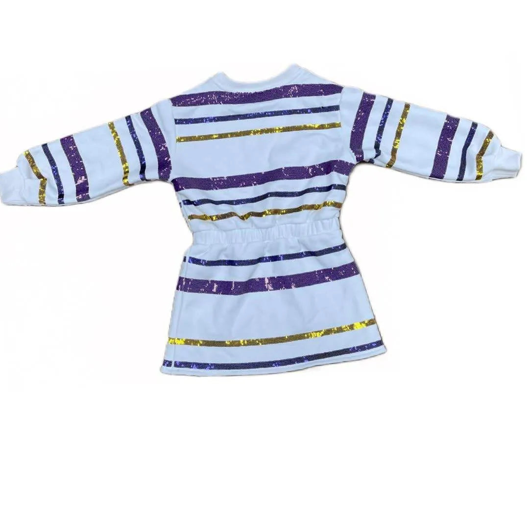 SeersuckerJOEY LLC - Throw me the ball Game Day dress