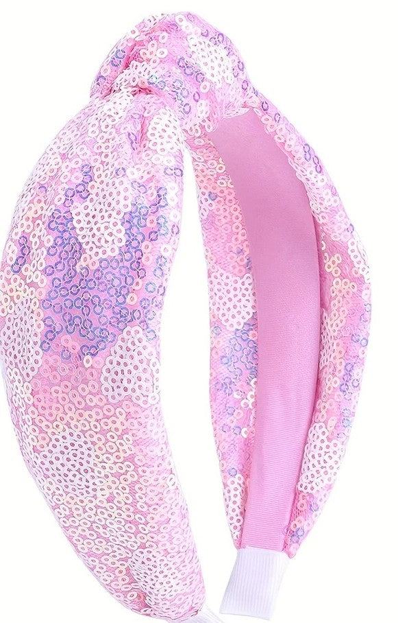 Sequin Knotted Headbands