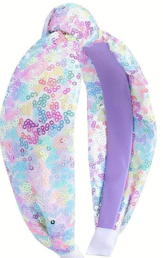 Sequin Knotted Headbands