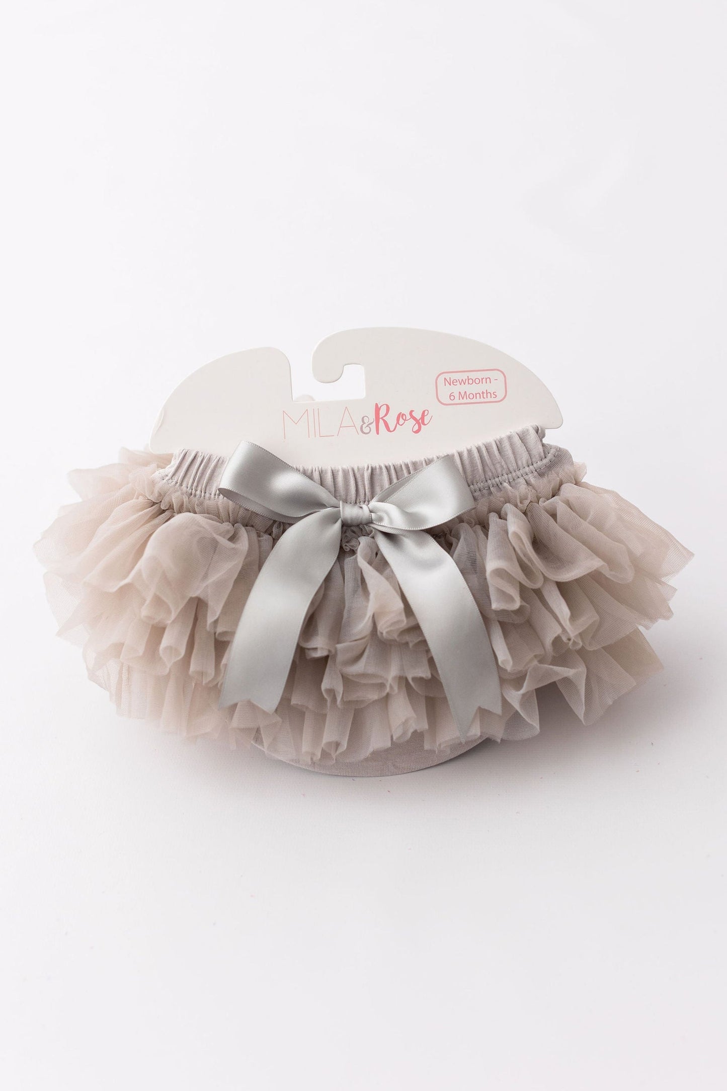 Silver Ruffle Tutu Bloomer - front view