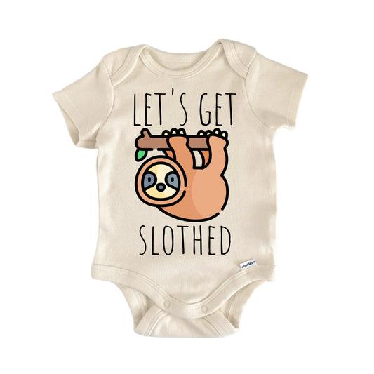 Sloth Animal Aunt Newborn Baby Onesie®
