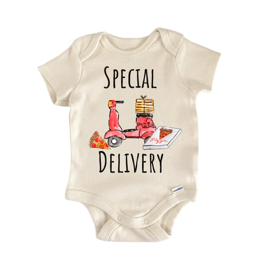 Special Delivery Pizza Foodie Italian Baby Gift Baby Bodysuit