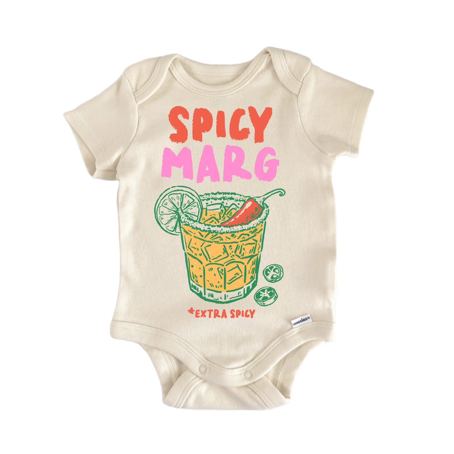 Spicy Marg Margarita Newborn Baby Onesie® Onesie®