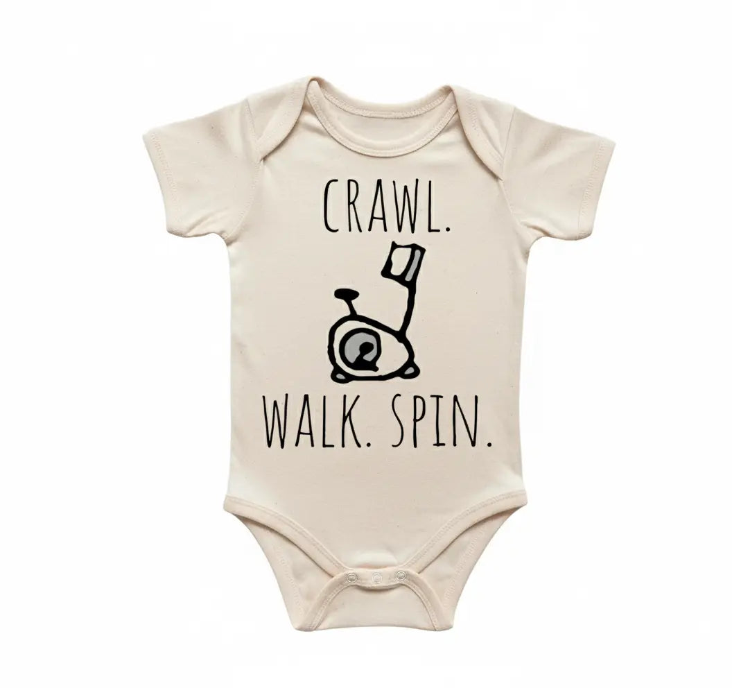 Spin Bike Newborn Baby Onesie® Onesie®