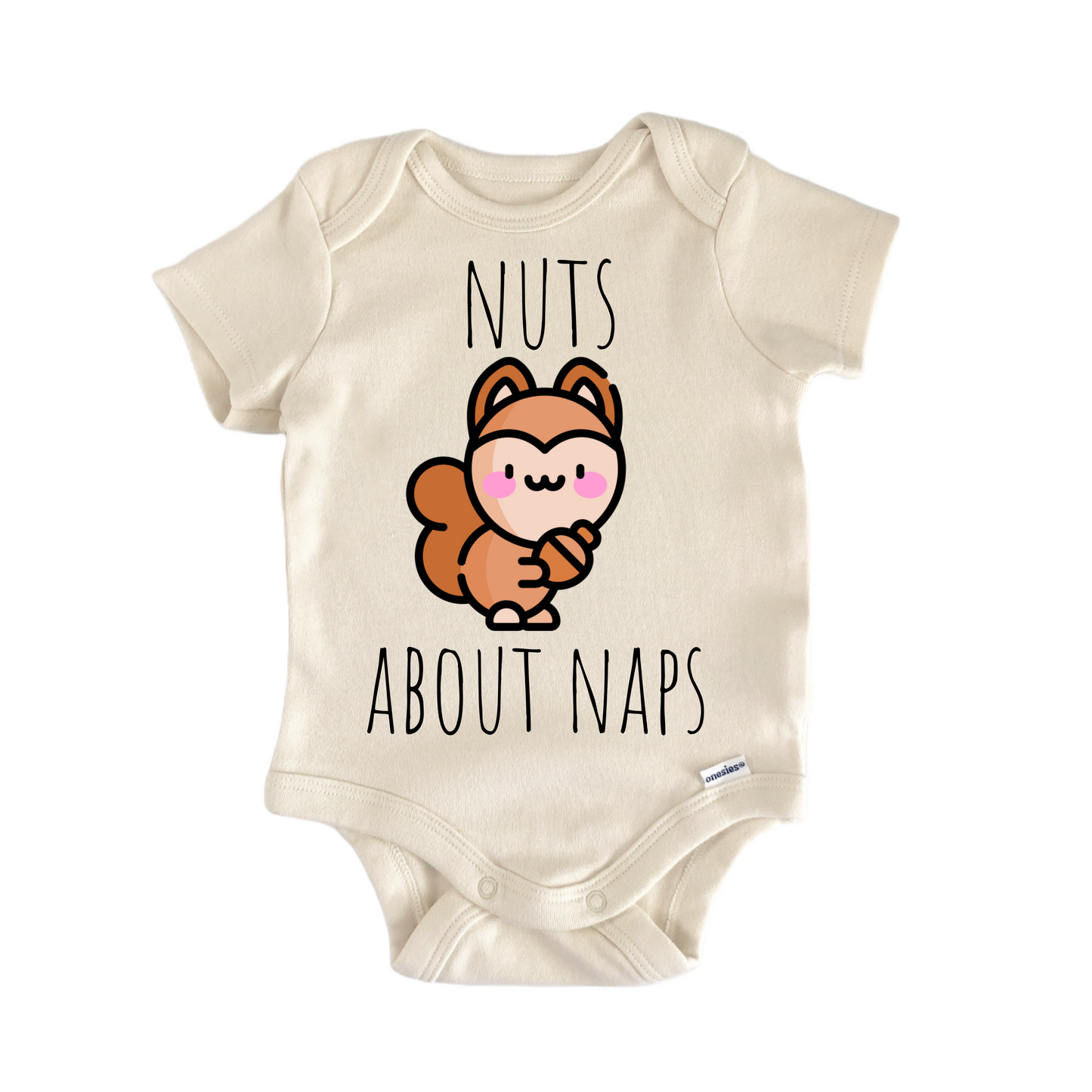 Squirrel Nuts Nap Newborn Baby Onesie® Onesie®