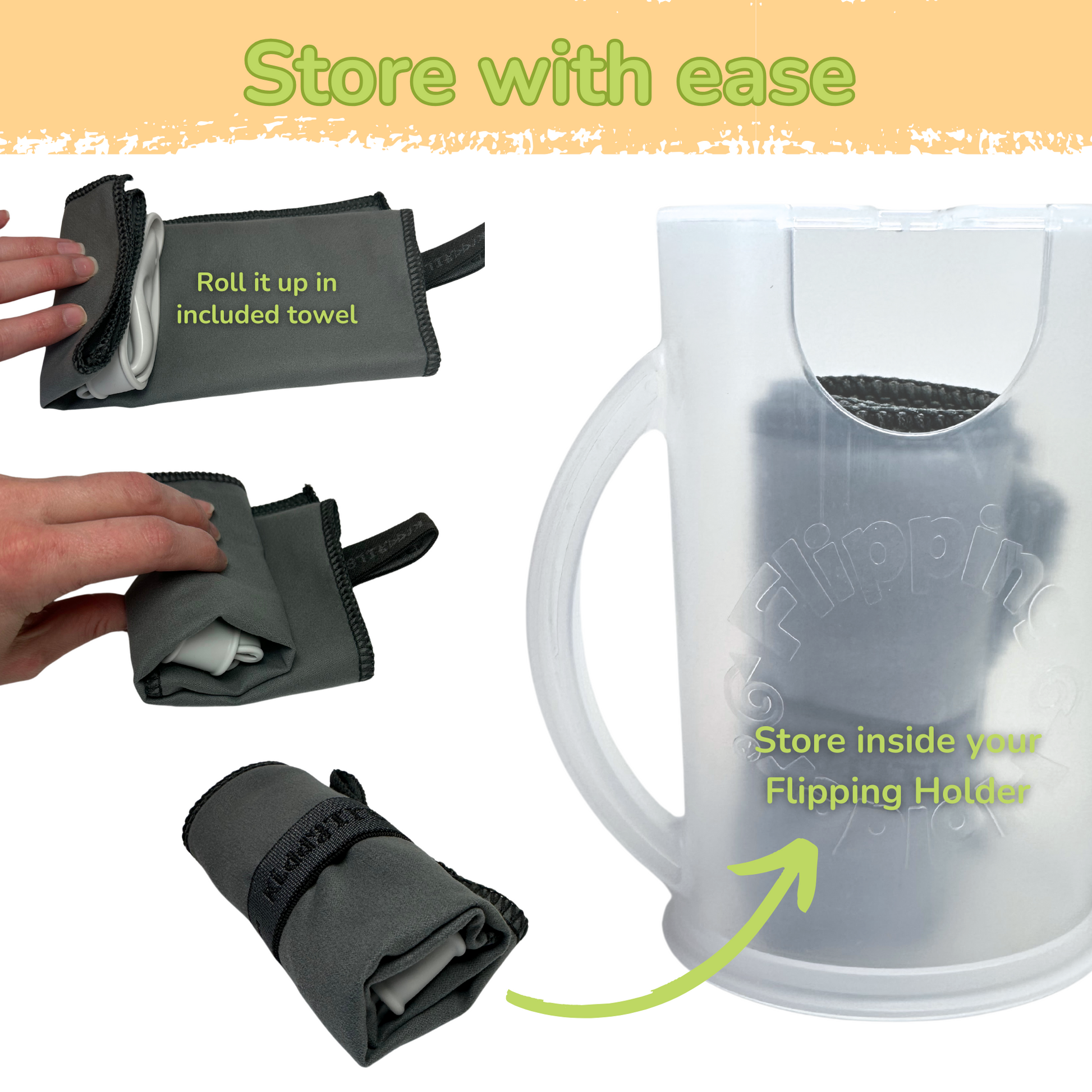Spill-proof sip top side view