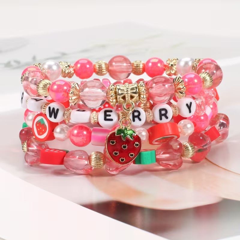 Strawberry Sweetness Bracelet Set additional product view