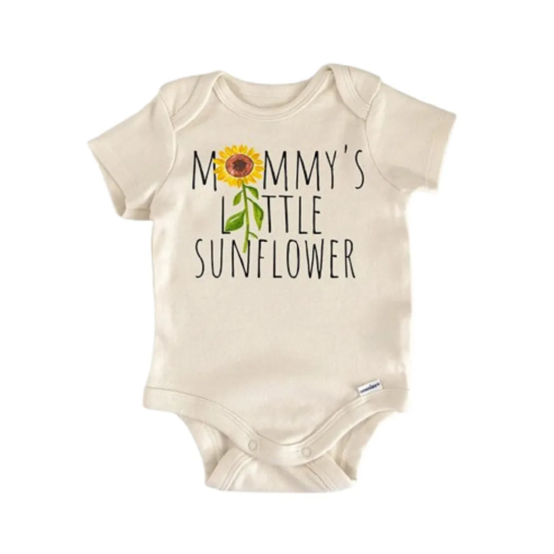 Sunflower Floral Spring Newborn Baby Onesie® Onesie®