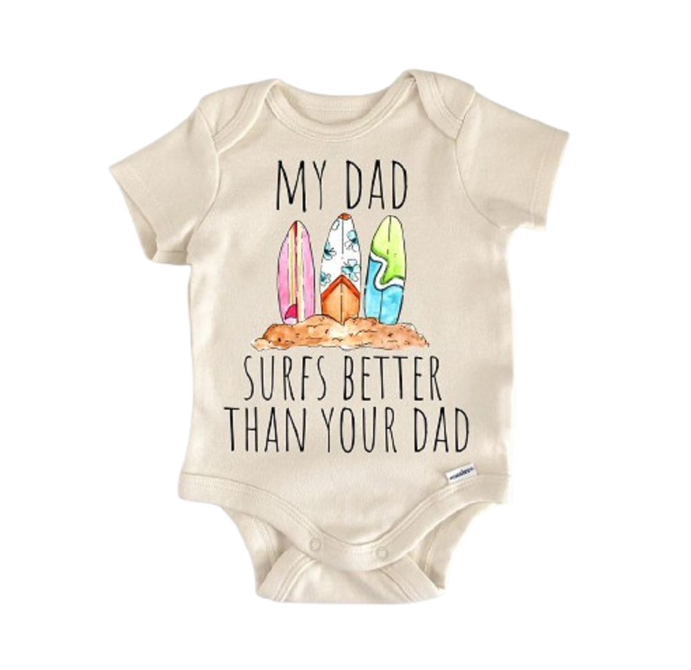 Surfing Surfer Surfboard Newborn Baby Onesie® Onesie®