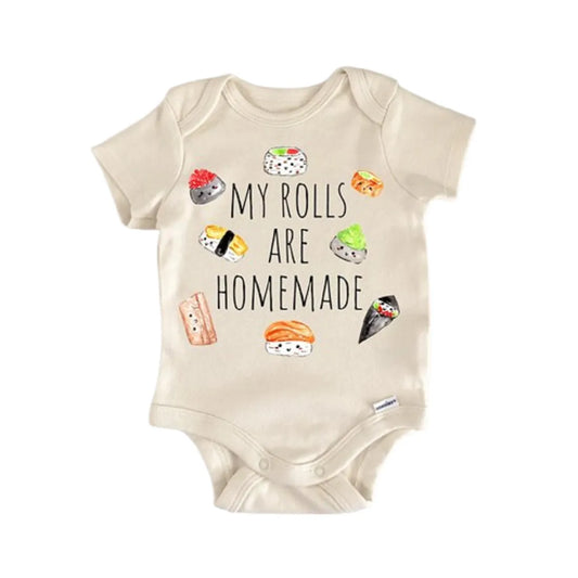 Sushi Foodie Food Rolls Newborn Baby Onesie®