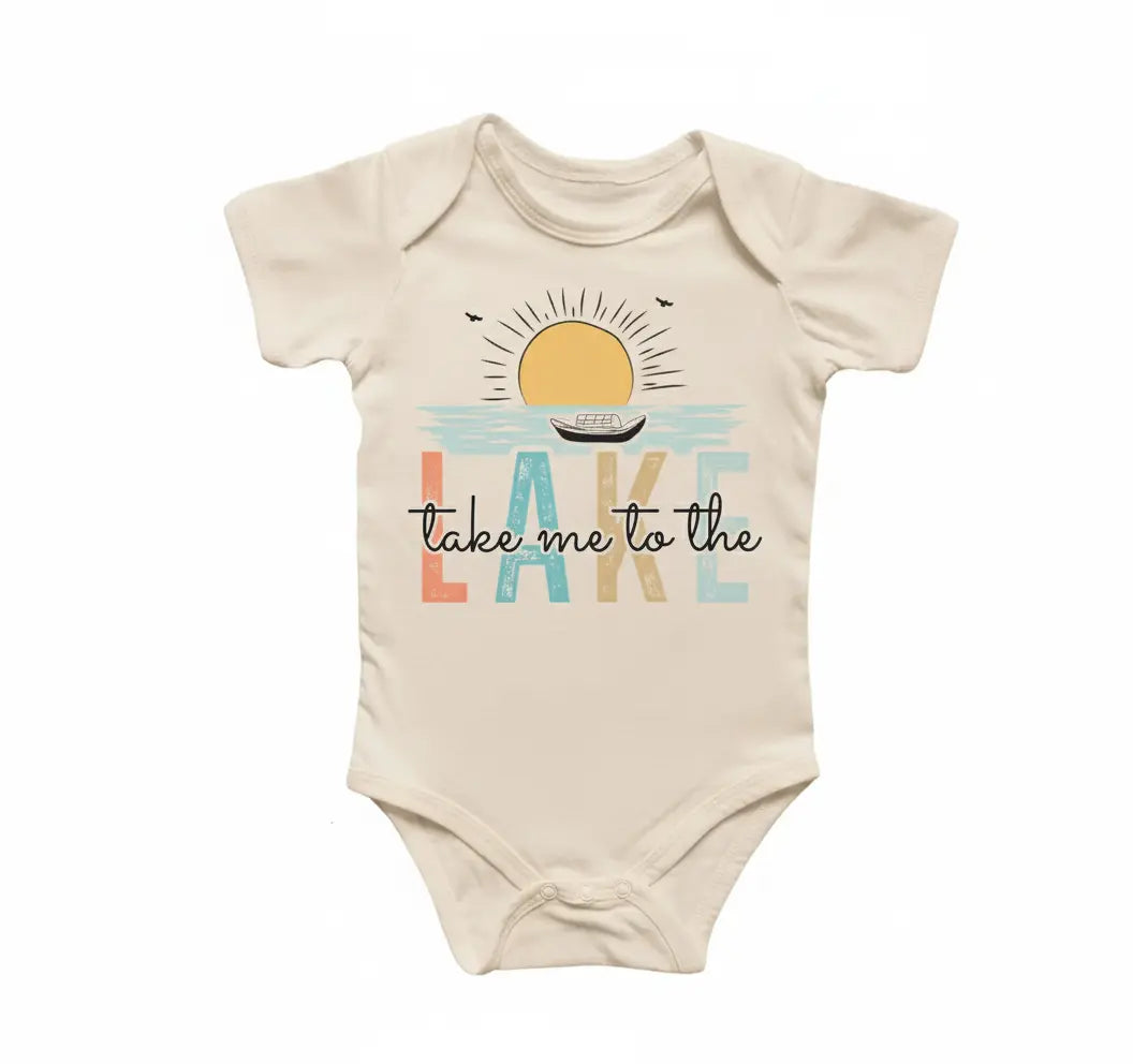 Take Me Lake Cabin Life Newborn Baby Onesie® Onesie®