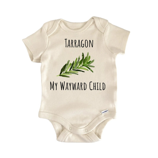Tarragon Herb Spice Cooking Garden Infant Gift Baby Bodysuit