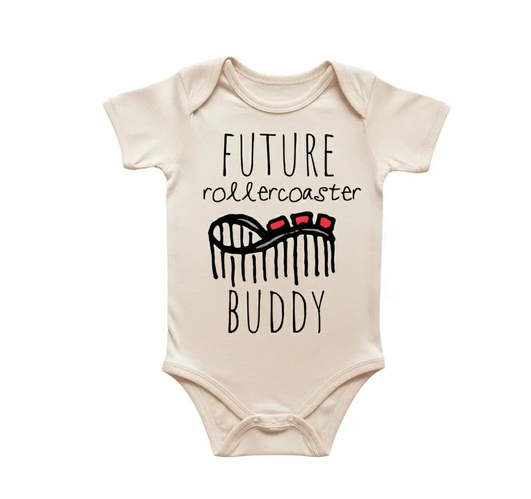 Theme Park Roller Coaster Newborn Baby Onesie® Onesie®