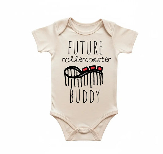 Theme Park Roller Coaster Newborn Baby Onesie® Onesie®