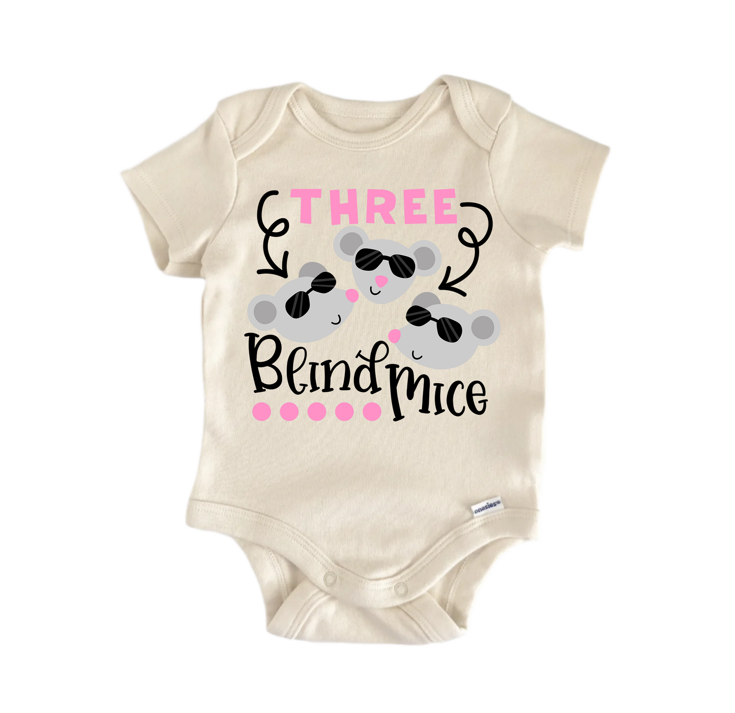 Three Blind Mice Nursery Newborn Baby Onesie® Onesie®