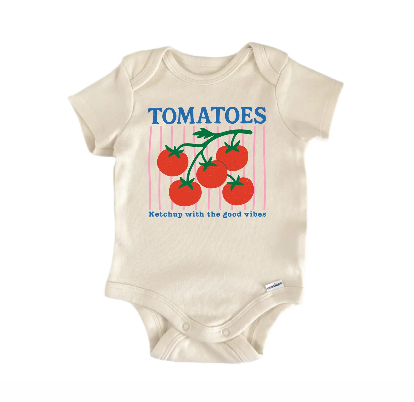Tomatoes Fruit Retro Newborn Baby Onesie® Onesie®