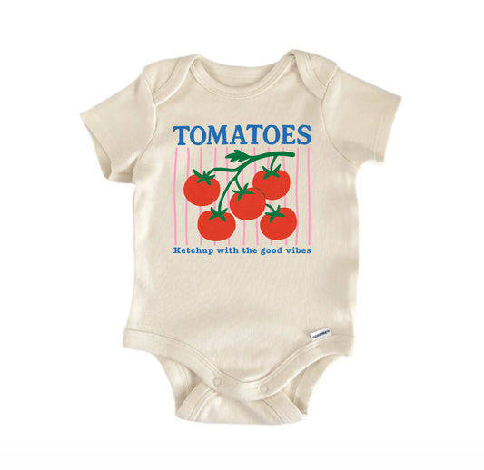 Tomatoes Fruit Retro Newborn Baby Onesie®