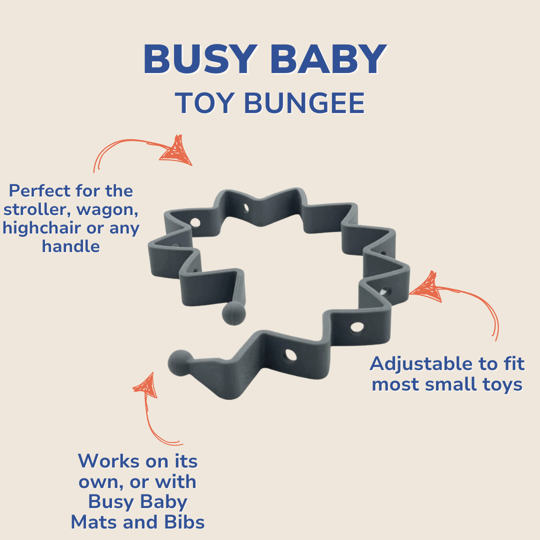 Toy Bungee Tether PEWTER