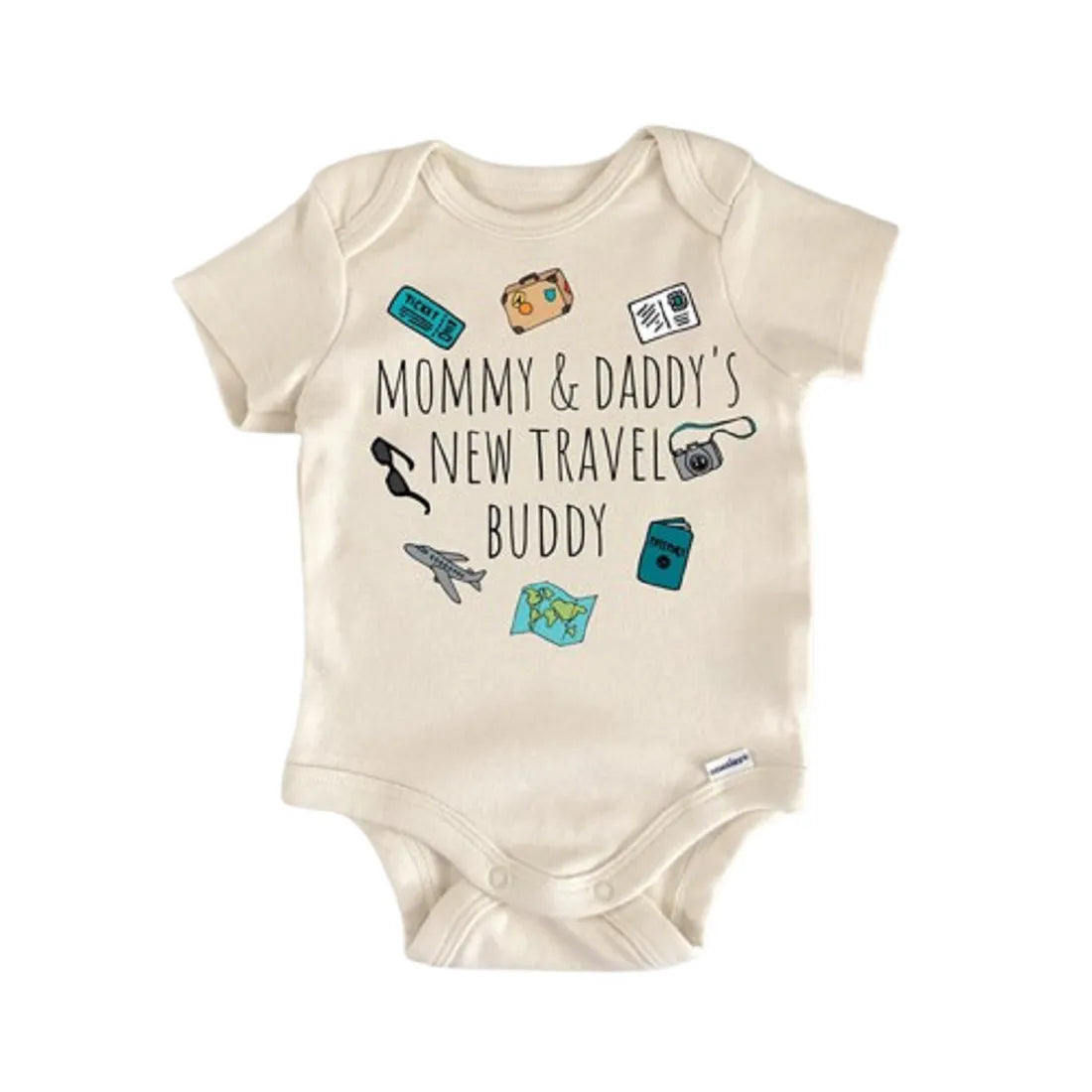Travel Adventure Airplane Newborn Baby Onesie® Onesie®
