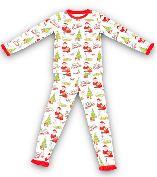 Twas the Night Ruffle Pajamas