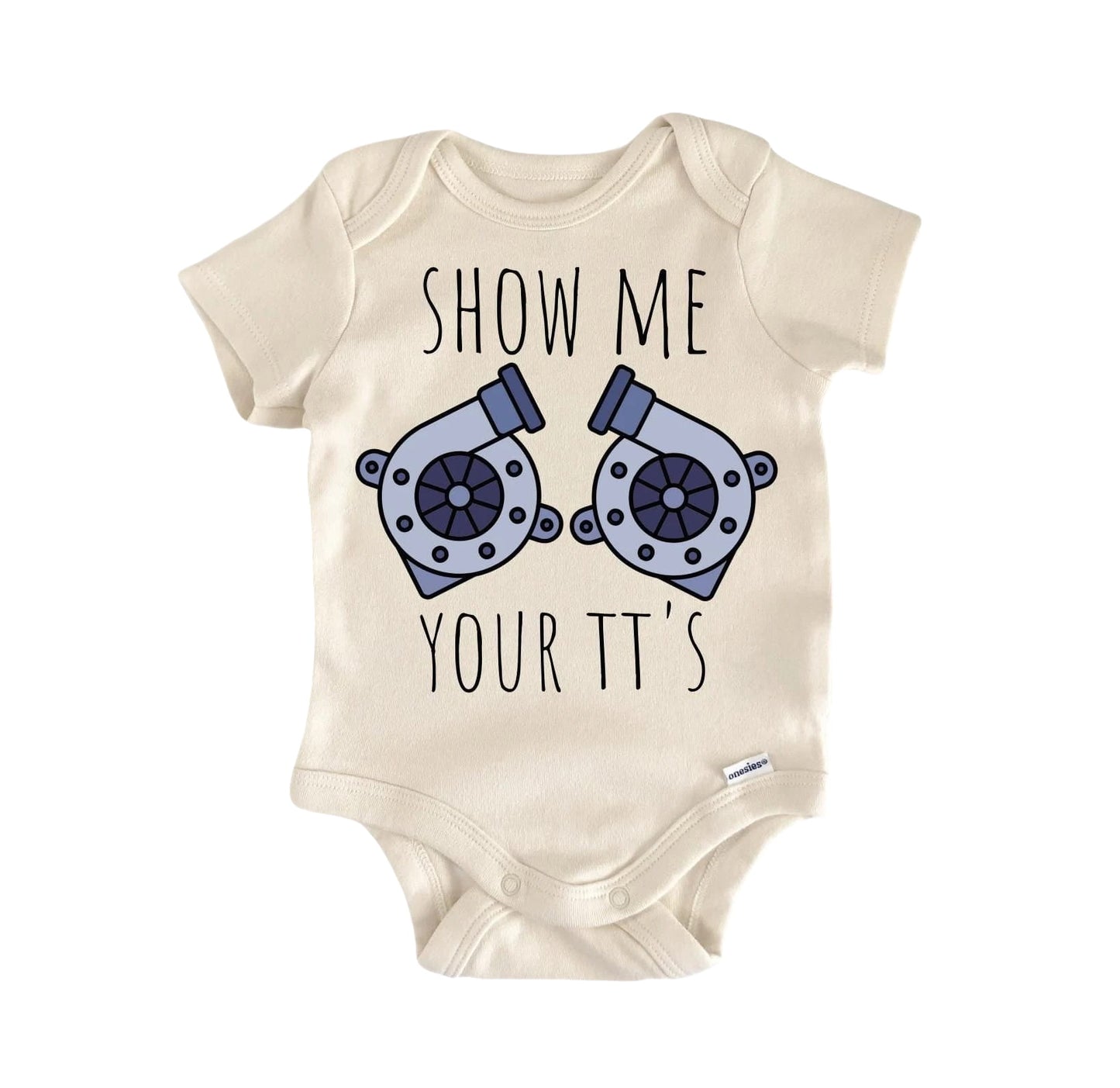 Twin Turbo Drag Racing Newborn Baby Onesie® Onesie®