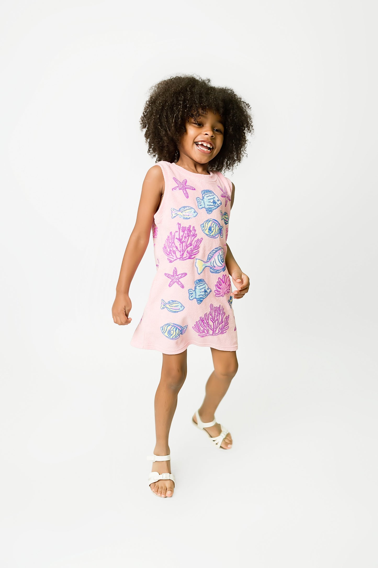 Under the Sea Dress - Light Pink