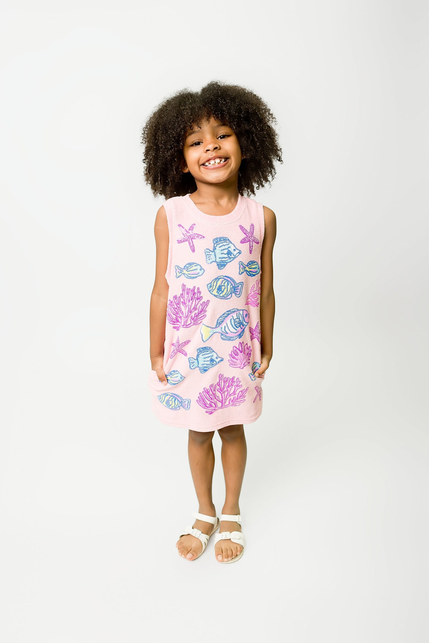 Under the Sea Dress - Light Pink