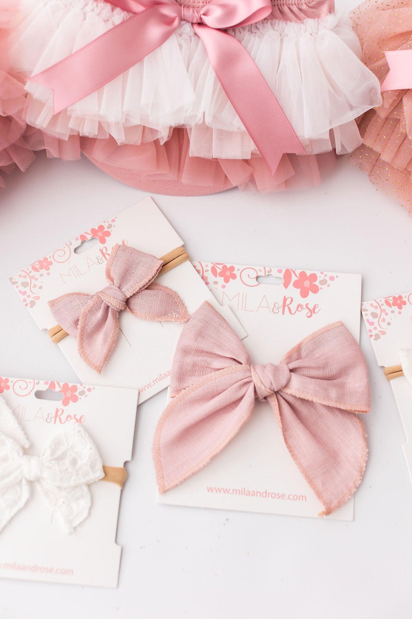 Vintage Pink Ombre Ruffle Tutu Bloomer - detail view