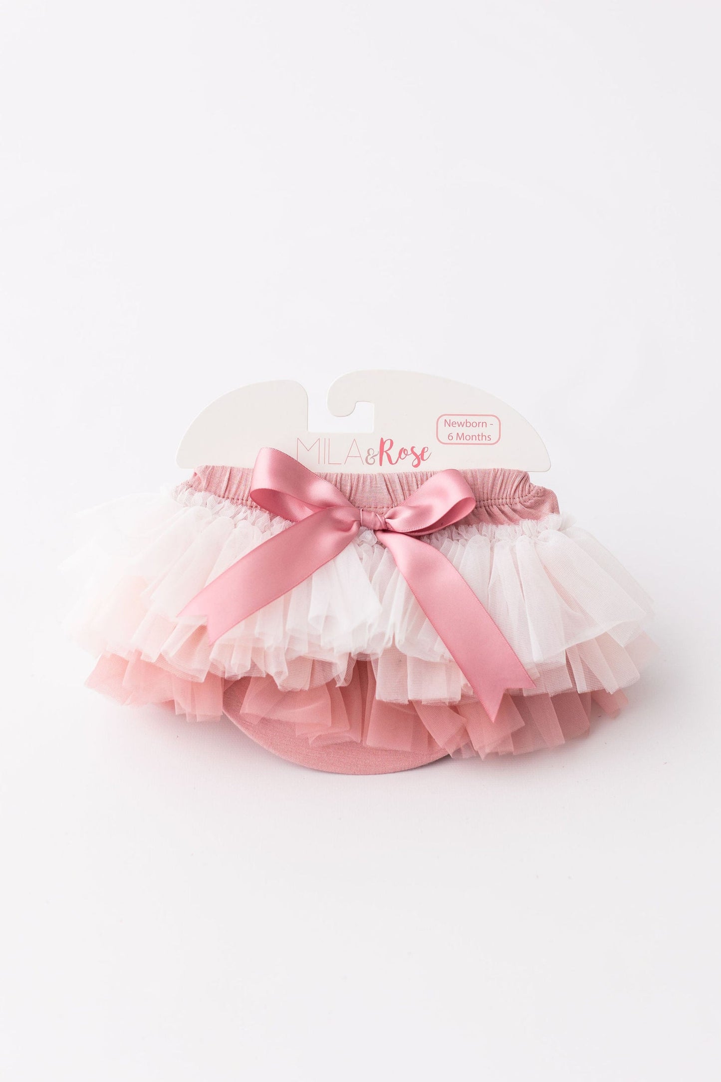 Vintage Pink Ombre Ruffle Tutu Bloomer - front view