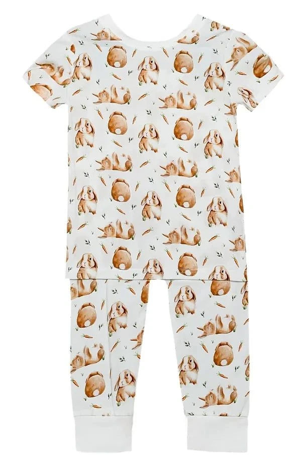 Vintage Bamboo Bunny Pajamas