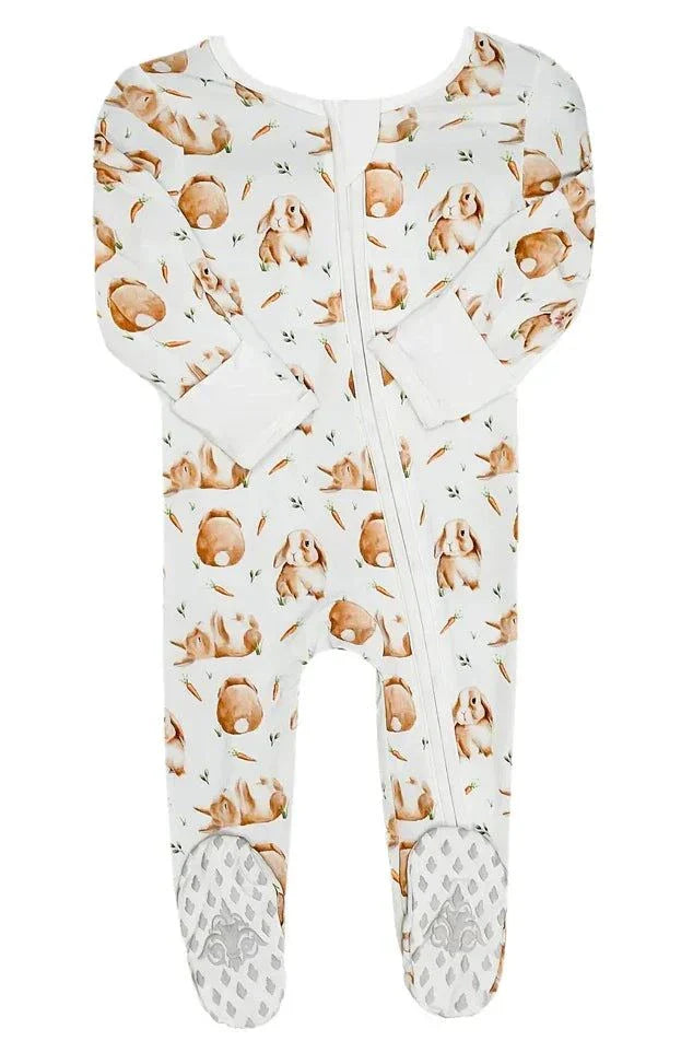 Vintage Bamboo Bunny Romper