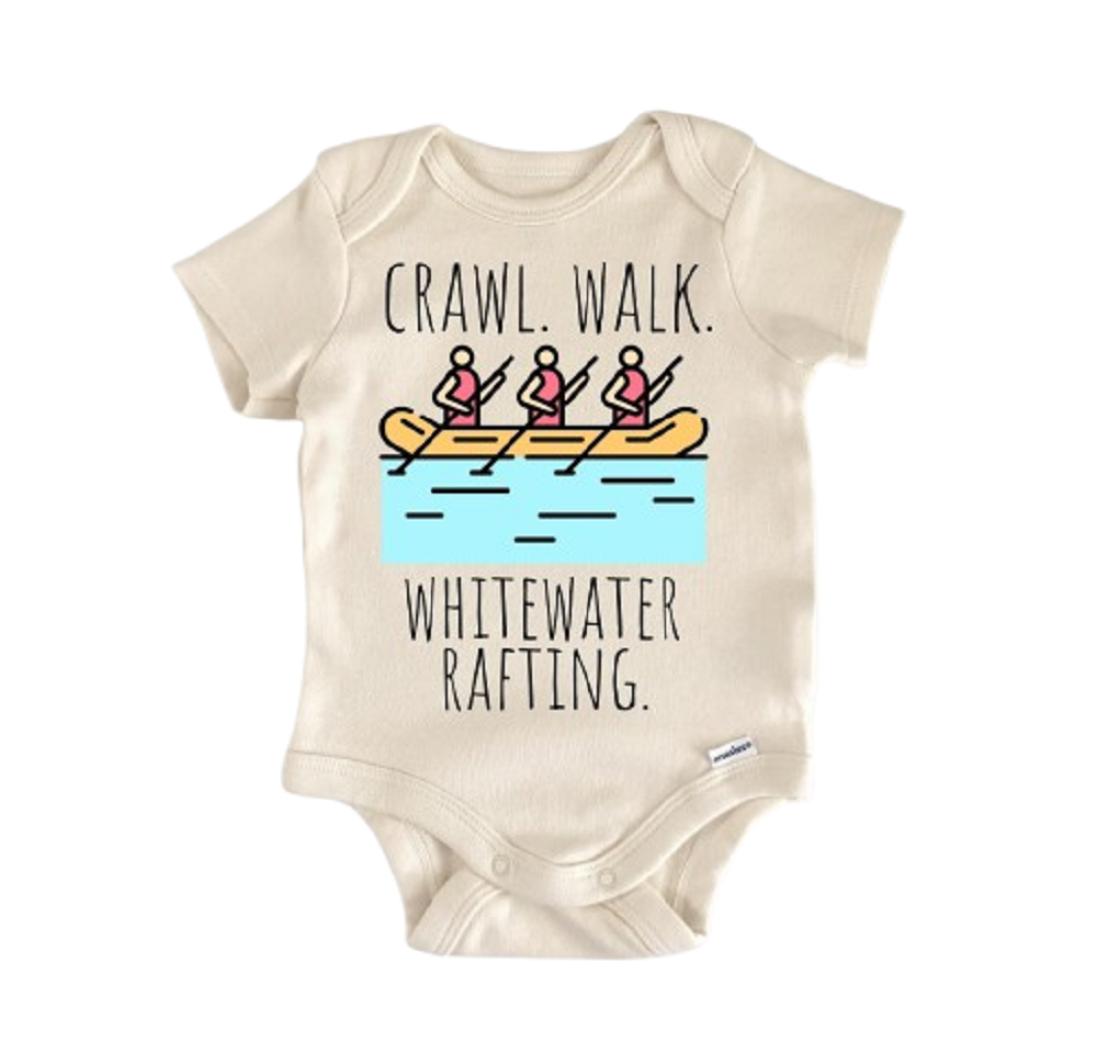 Whitewater Rafting River Newborn Baby Onesie® Onesie®