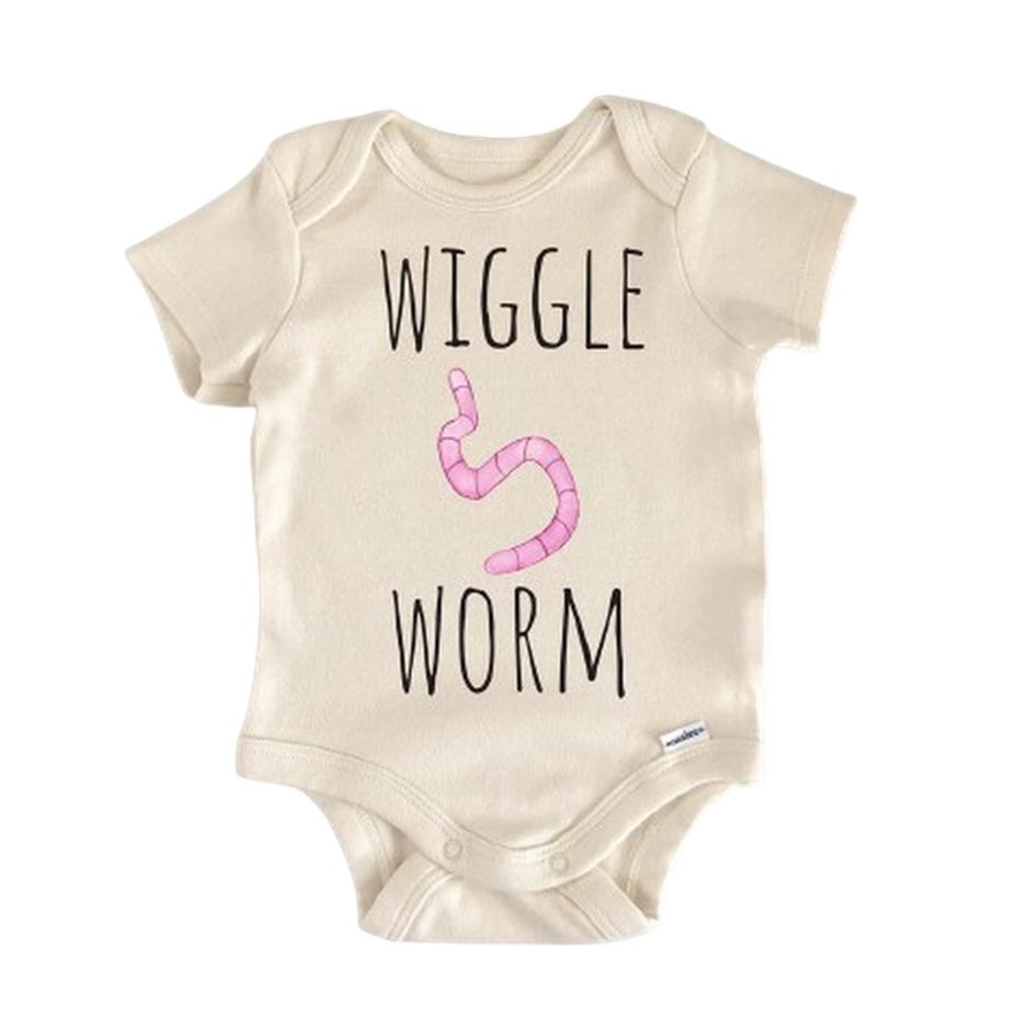 Wiggle Worm Fishing Newborn Baby Onesie® Onesie®
