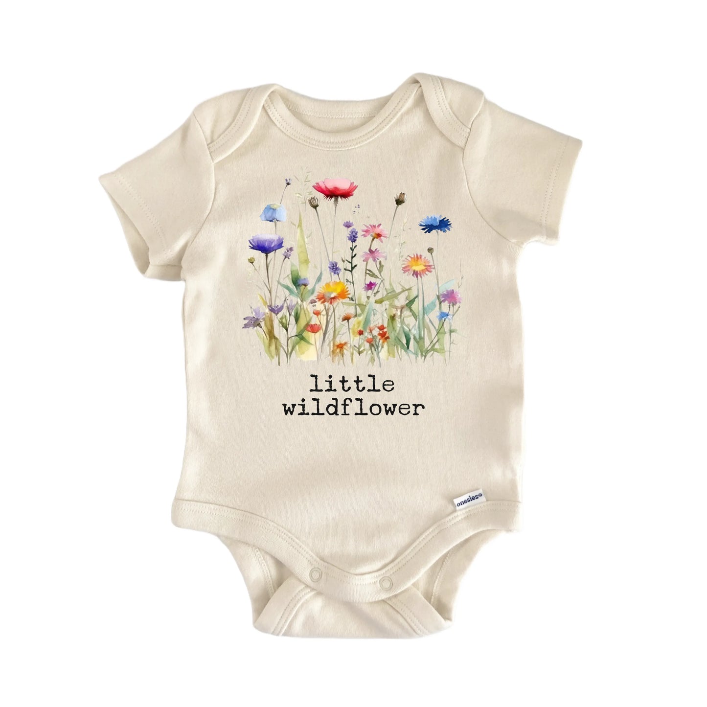 Wildflower Flower Wild Newborn Baby Onesie® Onesie®