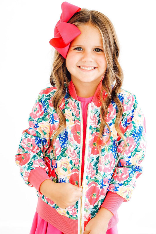 Wildflower Wishes Satin Jacket