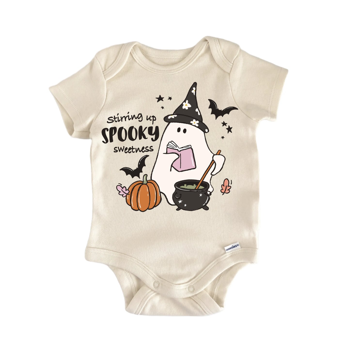 Witch Ghost Stirring Newborn Baby Onesie® Onesie®