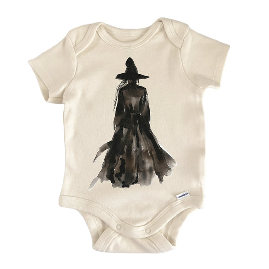 Witch Halloween Black Newborn Baby Onesie®