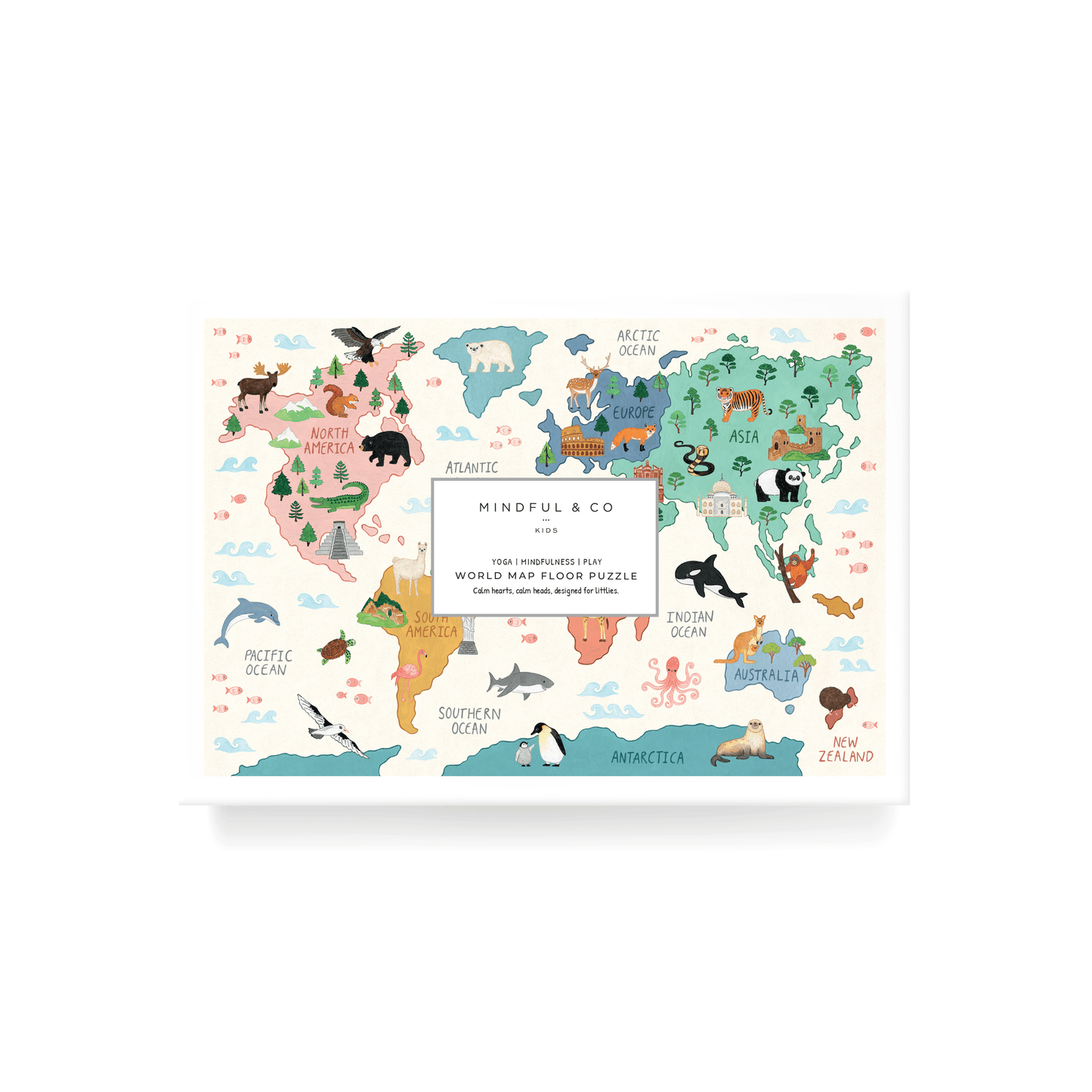 World Map Floor Puzzle