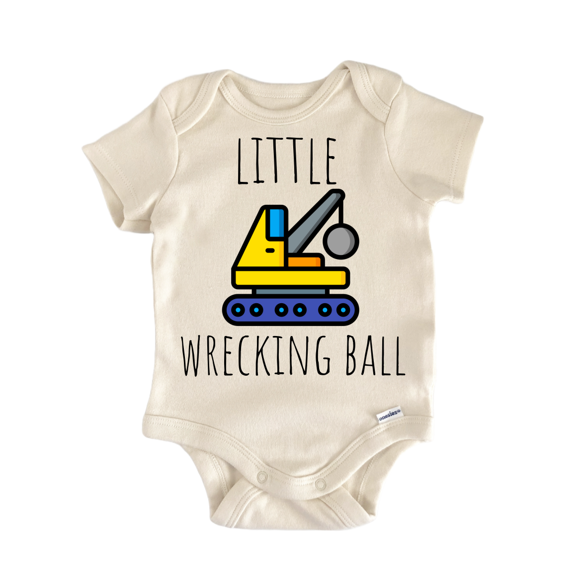 Wrecking Ball Newborn Baby Onesie® Onesie®