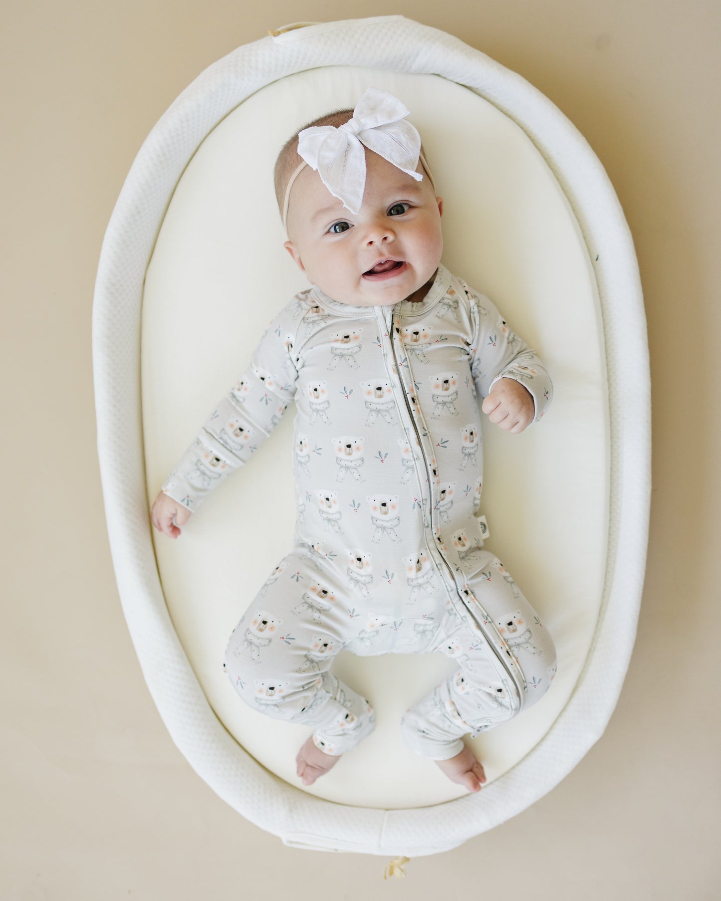 Polar Bear Zippy Romper