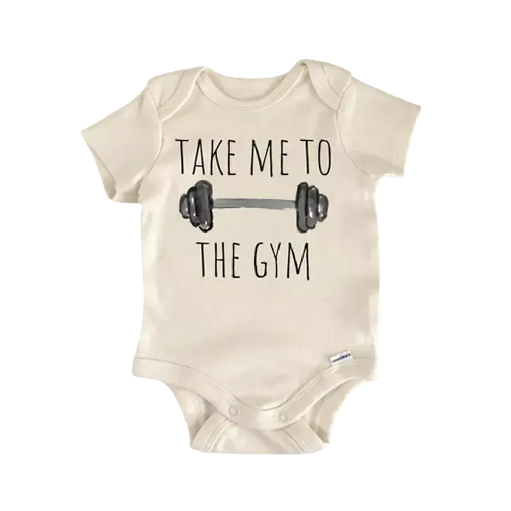 Gym Bodybuilder Workout Newborn Baby Onesie® Onesie®