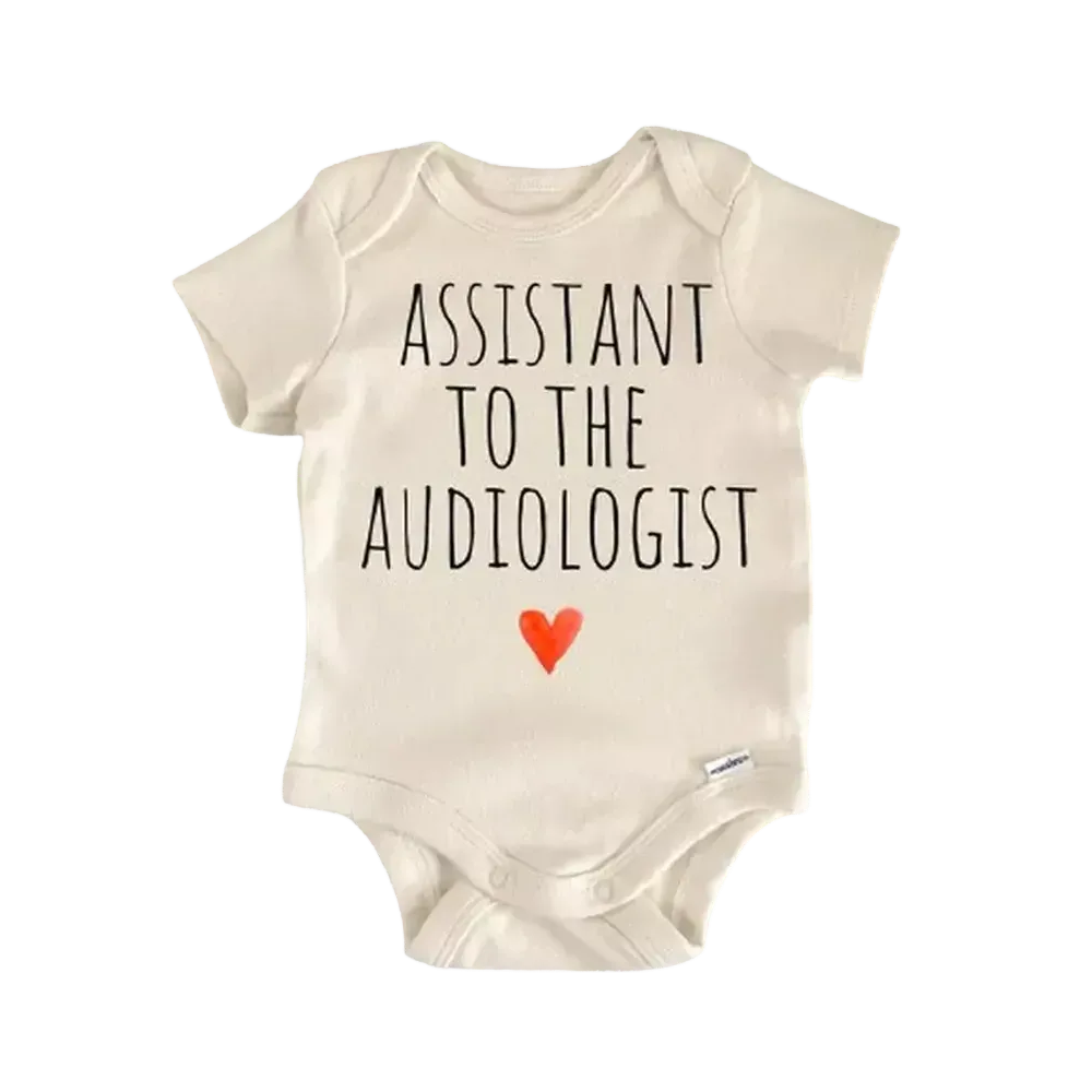Audiologist Aud Ear Newborn Baby Onesie® Onesie®