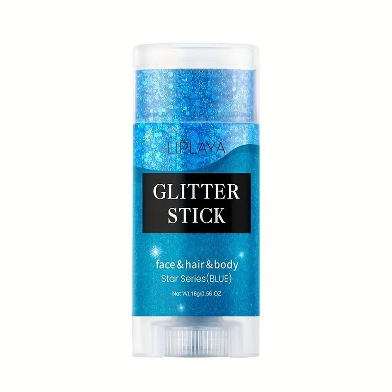 Glitter stick cosmetic for festivals and parties