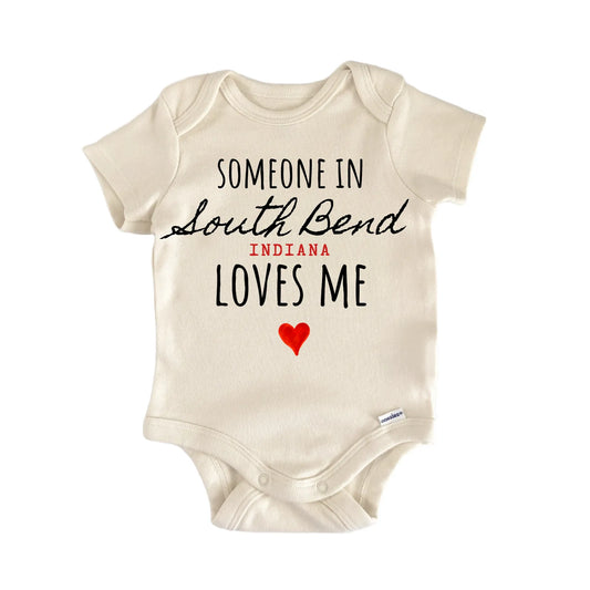 South Bend Indiana Baby Gift Baby Bodysuit