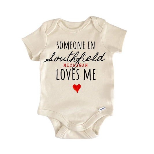 Southfield Michigan Baby Gift Baby Bodysuit
