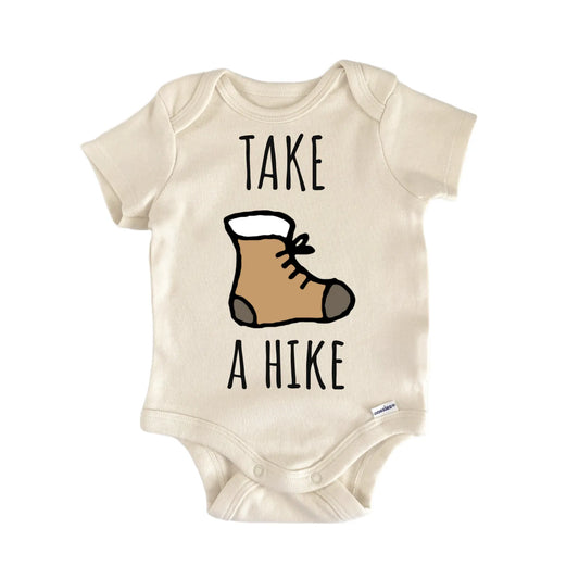 Take A Hike Hiking Hiker Trails Infant Gift Baby Bodysuit