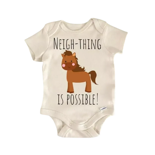 Horse Equestrian Newborn Baby Onesie® Onesie®