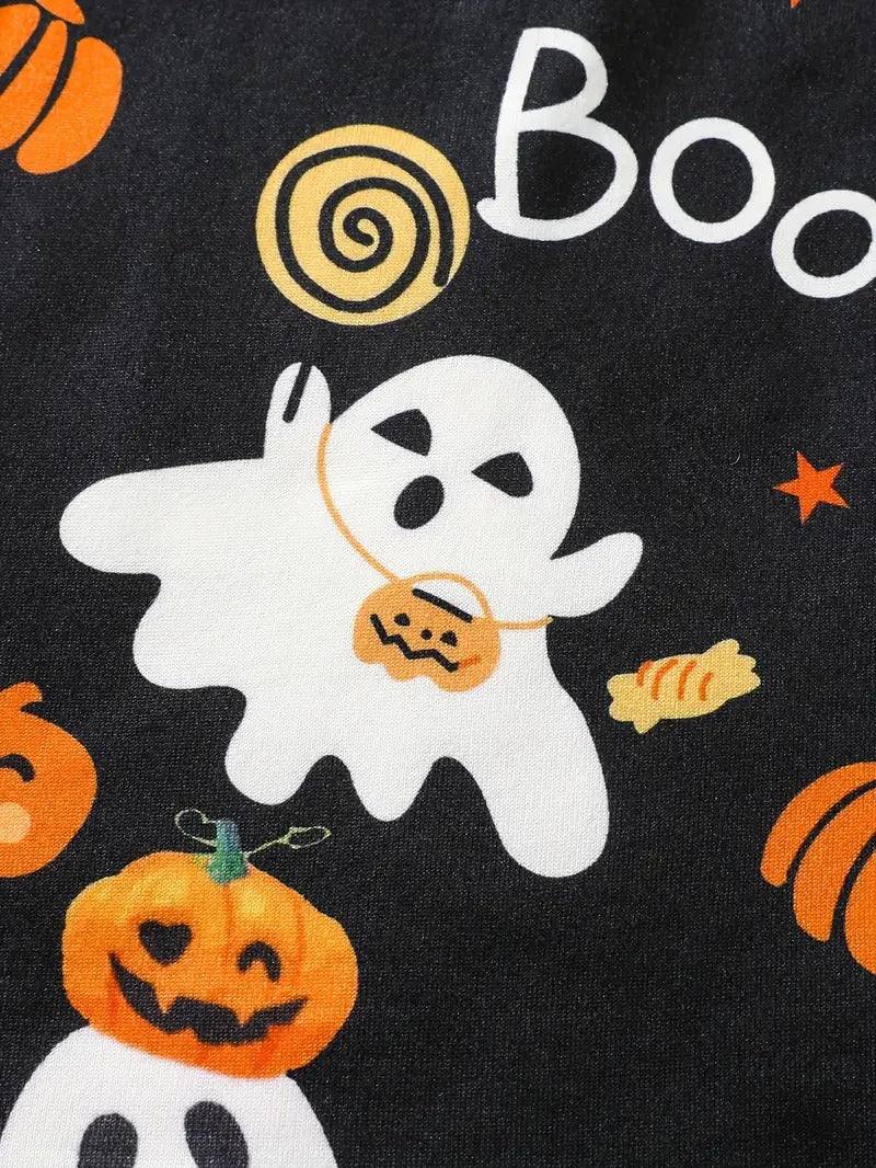 Boo-tiful Ghost & Pumpkin Halloween Dress